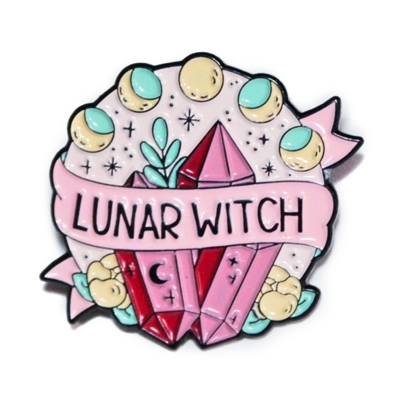 Lunar witch enamel pin - Picture 5 of 10